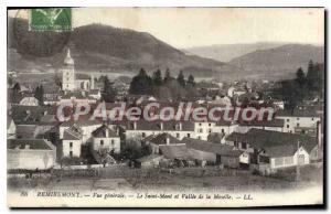 Old Postcard Remiremont Vue Generale The Holy Mountain and Valley Of The Moselle