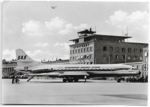 Stuttgart Germany. Flughafen.   Used with stamp