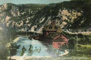 c. 1908 Glenwood Springs CO Swimming Pool Postcard Colorado