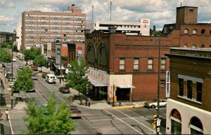 Wisconsin Eau Claire Downtown Street Scene