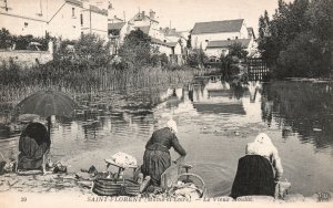 Vintage Postcard 1910's Saint Florent Maine Et Loire Le Vieux Moulin France