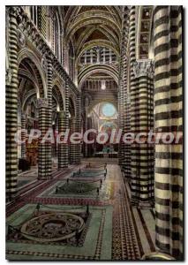 Postcard Modern Siena Interno Della Cathedral Of The Cathedral