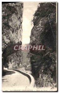 Old Postcard Dauphine Route Grande Chartreuse desert Road