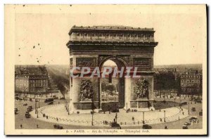 Old Postcard Paris L & # Triumph 39Arc