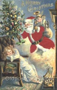 Silk Santa Claus Unused 