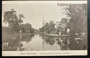 Mint Gambia Real Picture Postcard Trading Place In The Kunhew Cruk Wallia