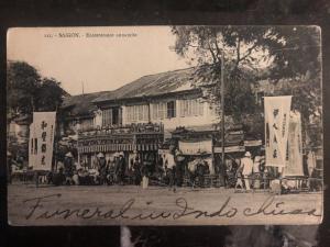 Mint Saigon Vietnam RPPC Postcard annamite burial