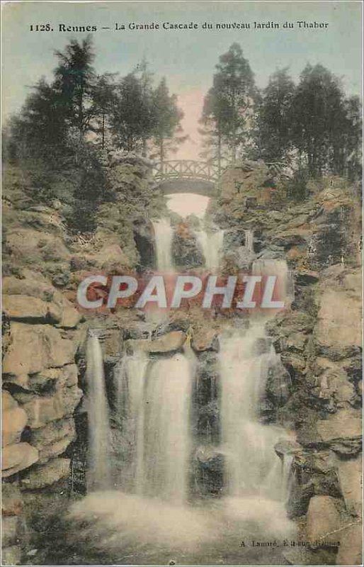 'Old Postcard Rennes La Grande Cascade''s new Garden Thahor'