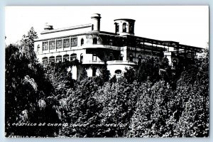 Mexico City Mexico Postcard Castillo De Chapultepec c1950's RPPC Photo