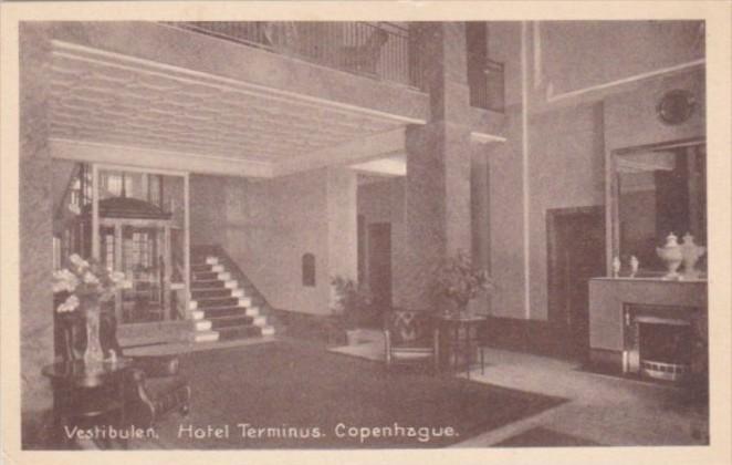 Denmark Copenhagen Vestibulen Hotel Terminus