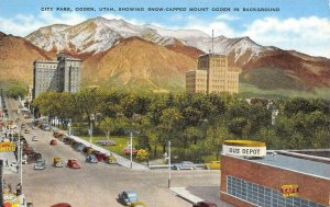 City Park OGDEN Mount Ogden, Utah c1940s Vintage Postcard