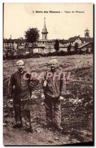 Postcard Old Mine Miners Mines