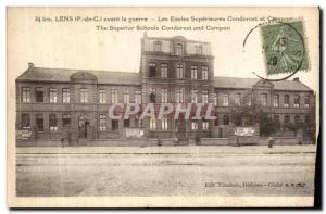 Old Postcard Lens Before War Schools Superieures Condorcet and Compon