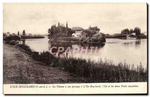 Old Postcard L & # 39Ile Bouchard Vienna Its Passage l & # 39Ile Bouchard L &...