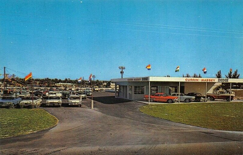 Fort Lauderdale FL Currin-Massey Dodge Dealership Postcard