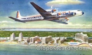 Eastern Airlines Golden Falcon DC-7B Airplane, Aviation, Unused light indenta...