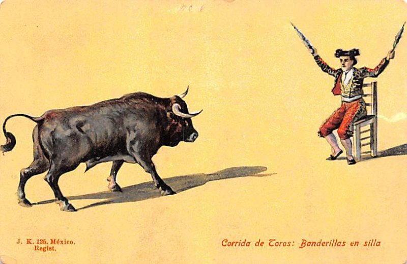 Corrida de Toros Mexico Tarjeta Postal Unused 