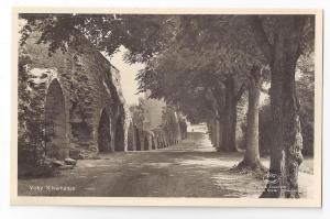 RPPC Sweden Visby Silverhattan Castle Real Photo