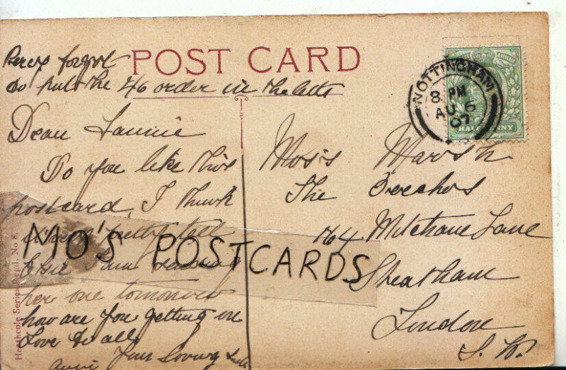 Genealogy Postcard - Marsh - 164 Mitcham Lane - Streathem - London - Ref 8615A