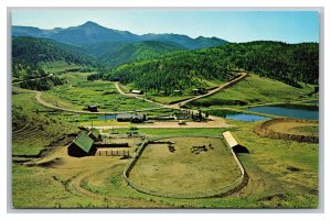 Rainbow Valley Ranch Near Colorado Springs Colorado Aerial View Postcard