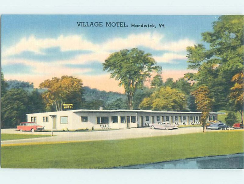 Linen MOTEL SCENE Hardwick Vermont VT AD9702