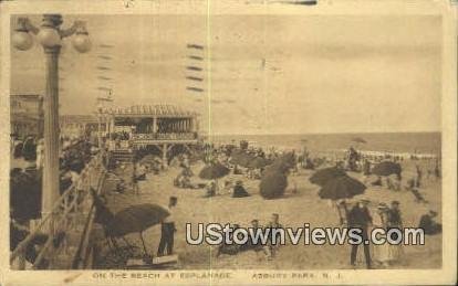 Beach at Esplanade in Asbury Park, New Jersey