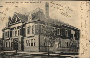 Bayonne New Jersey NJ Boat Club House Newark Bay c1910 Vintage Postcard