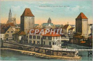 Postcard Old Covered Bridges of Strasbourg Pres