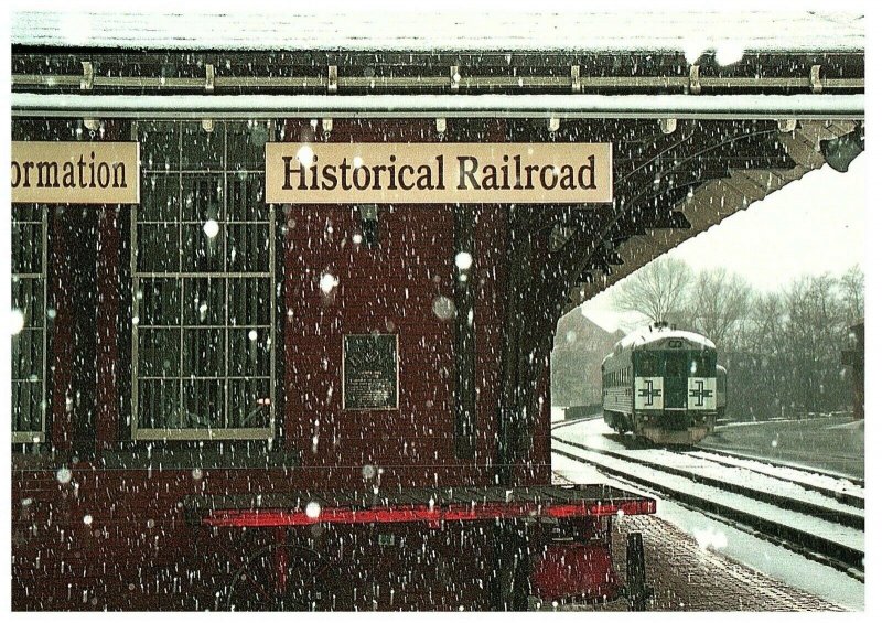 Vintage Bellefonte Historic Railroad Station, Pennsylvania Train