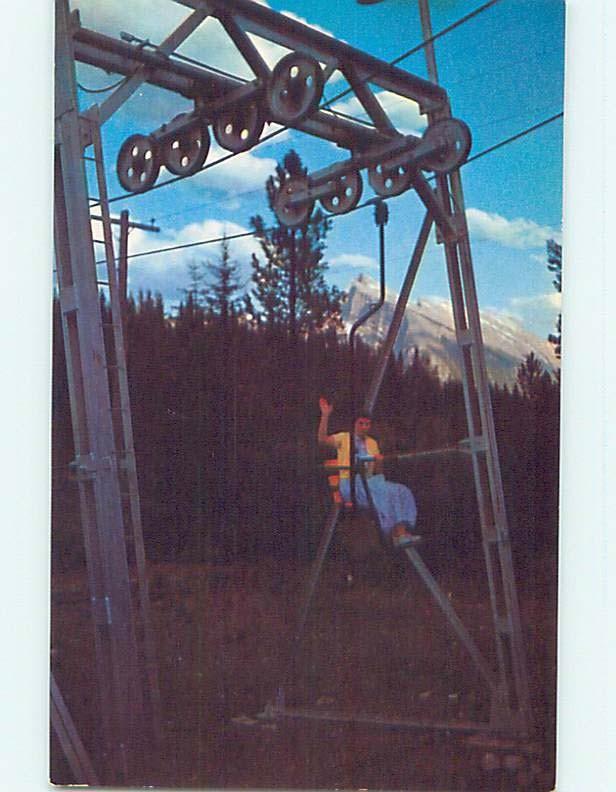 Unused Pre-1980 TOWN VIEW SCENE Banff Alberta AB p9100