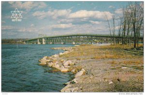 Perley Interprovincial Bridge, Ottawa River, HAWKESBURY, Ontario, Canada, 40-...