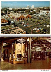 2~4X6 Postcards Salt Lake City, UT Utah  TROLLEY SQUARE MALL Stores~Restaurants
