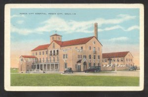 PONCA CITY OKLAHOMA PONCA CITY HOSPITAL VINTAGE POSTCARD