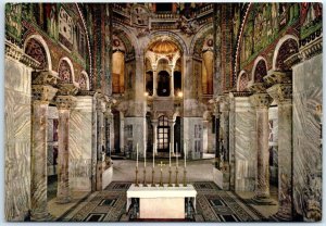 Postcard - Interior, Tempio di S. Vitale - Ravenna, Italy