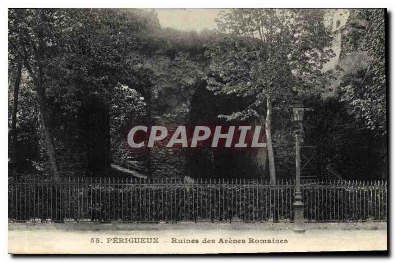 Old Postcard Perigueux Ruins of Roman Arenes