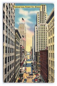 Postcard Petticoat Lane Kansas City Missouri c1948 Postmark