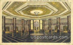Little Theater, Municipal Auditorium - Kansas City, Missouri MO Postcard