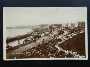 Wales BARRY ISLAND The Promenade c1920s RP Postcard