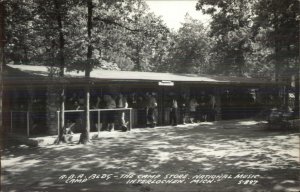 Interlochen MI ABA Bldg The Camp Store Real Photo Postcard