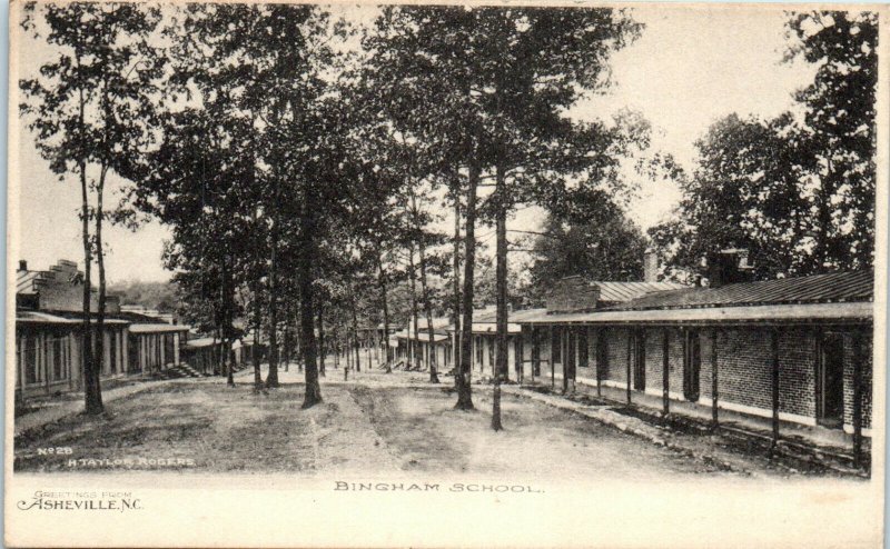 1900s Bingham Military School Asheville North Carolina Undivided Back Postcard