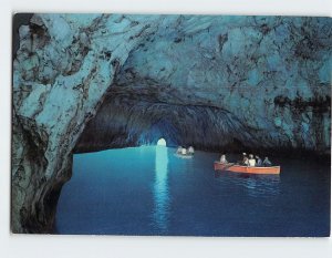 Postcard The Azure Grotto, Capri, Italy