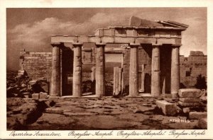 Greece Athens The Propylaen Acropolis
