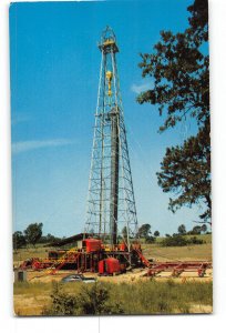 Mississippi MS Vintage Postcard Oil Drilling Rig