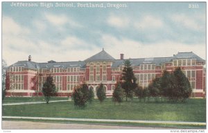 PORTLAND, Oregon, 1900-1910's; Jefferson High School