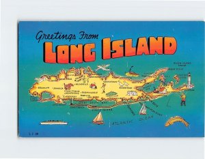 Postcard Greetings From Long Island, New York