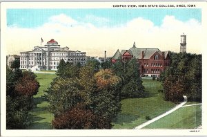 Postcard SCHOOL SCENE Ames Iowa IA AI0760