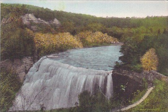 Middle Falls From Glen Iris Letchworth State Park P O Castile New York Handco...
