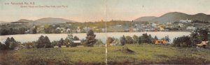 PC1/ Adirondacks New York Postcard c1910 2-Panel  Lake Placid Stevens House 506