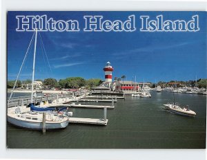 Postcard A view of Harbour Town, Hilton Head Island, South Carolina