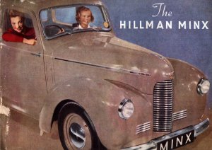 1947  The Hillman Minx   Rootes Group  Owner's Manual    9 x 7